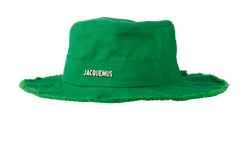 Jacquemus Bucket Hat, Cotton, Green, DB, 3*